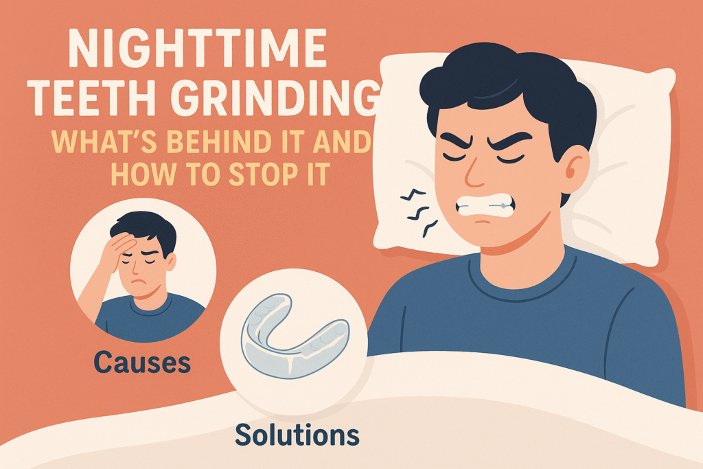 Nighttime Teeth Grinding: What’s Behind It and How to Stop It