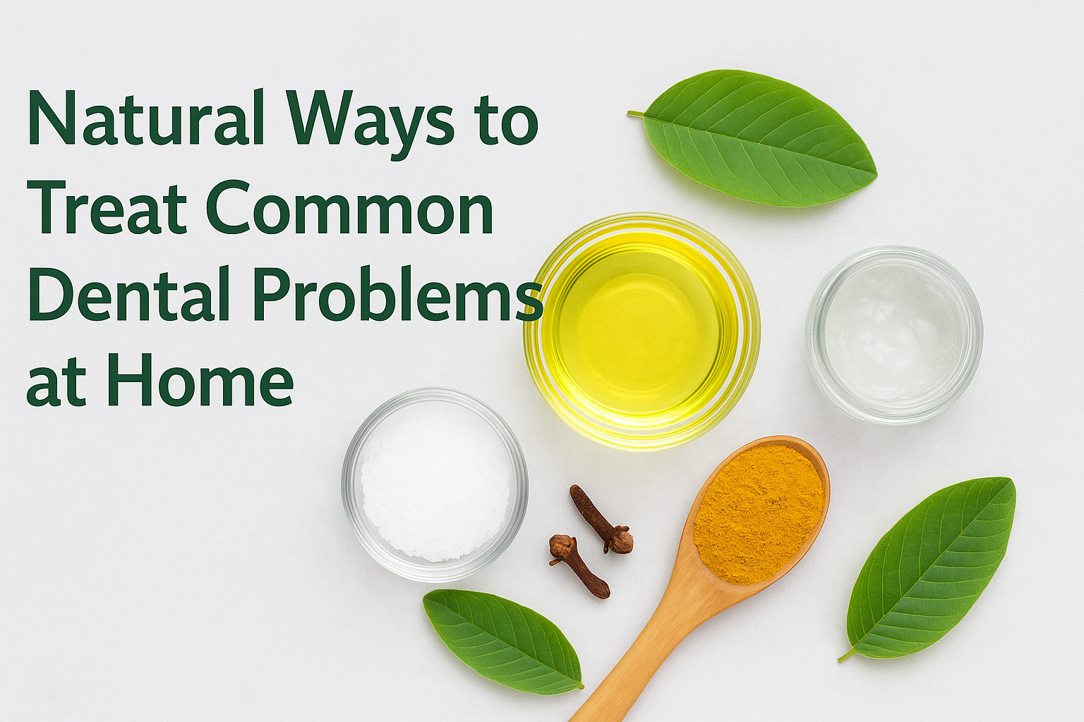 Natural Ways to Treat Common Dental Problems at Home