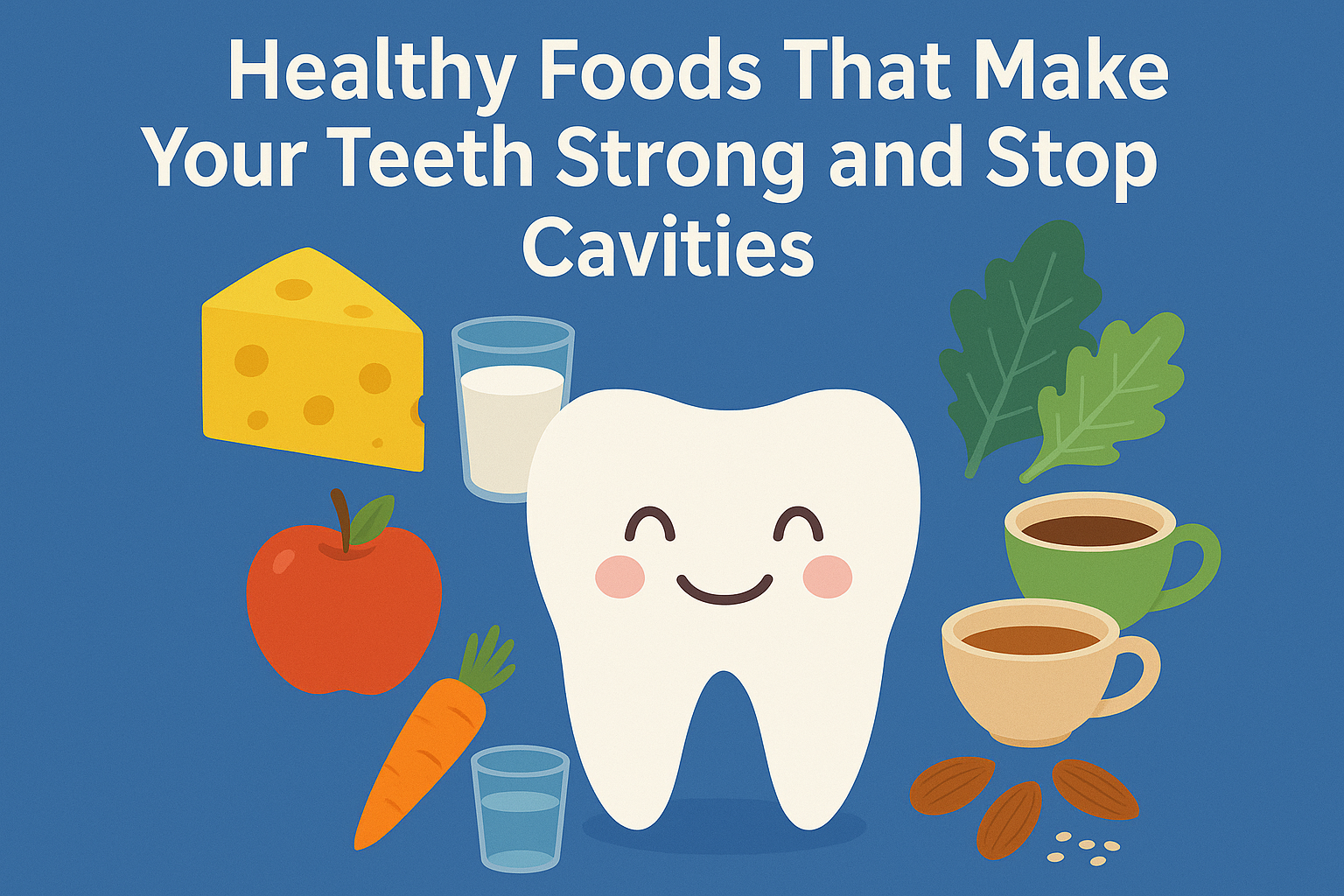 Healthy Foods That Make Your Teeth Strong and Stop Cavities