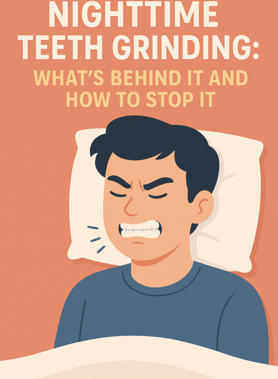 Nighttime Teeth Grinding: What’s Behind It and How to Stop It Nighttime Teeth Grinding: What’s Behind It and How to Stop It